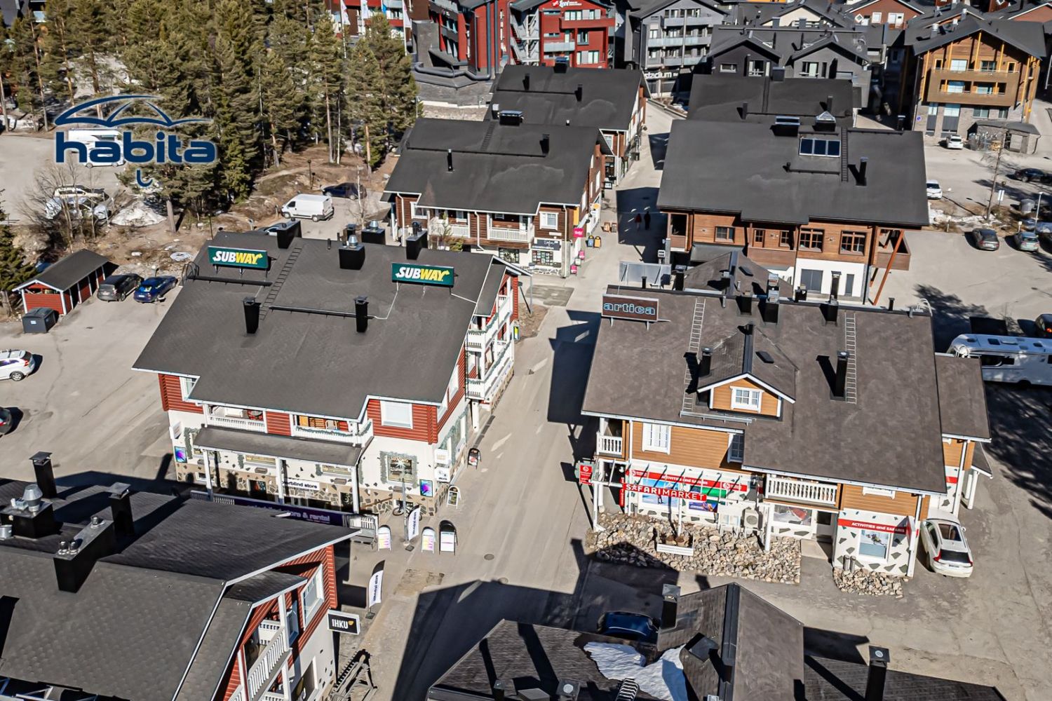 Liiketila, Levin keskusta