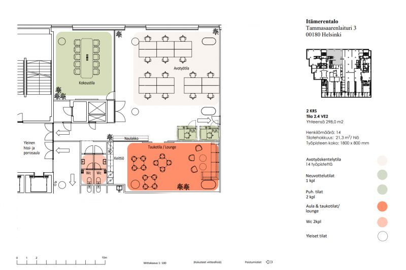 2.krs 298 m2 luonnoa