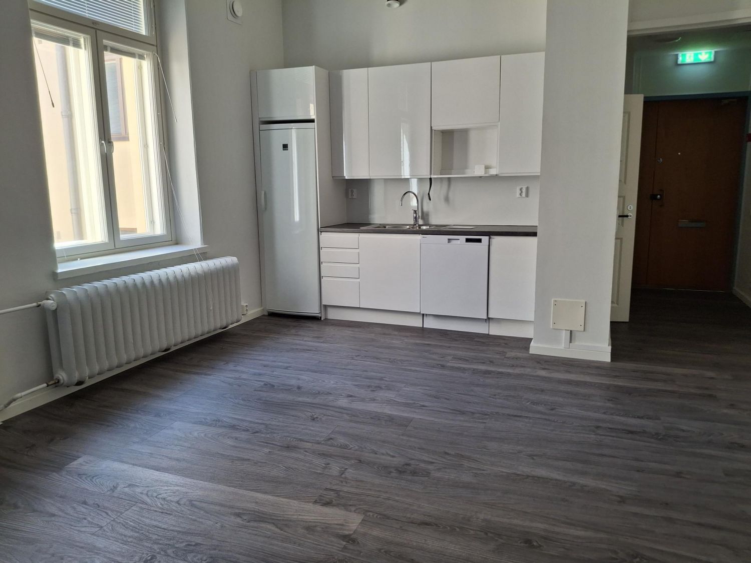 32,5 m² / 5. krs Rikhardinkatu 1 sisäpiha