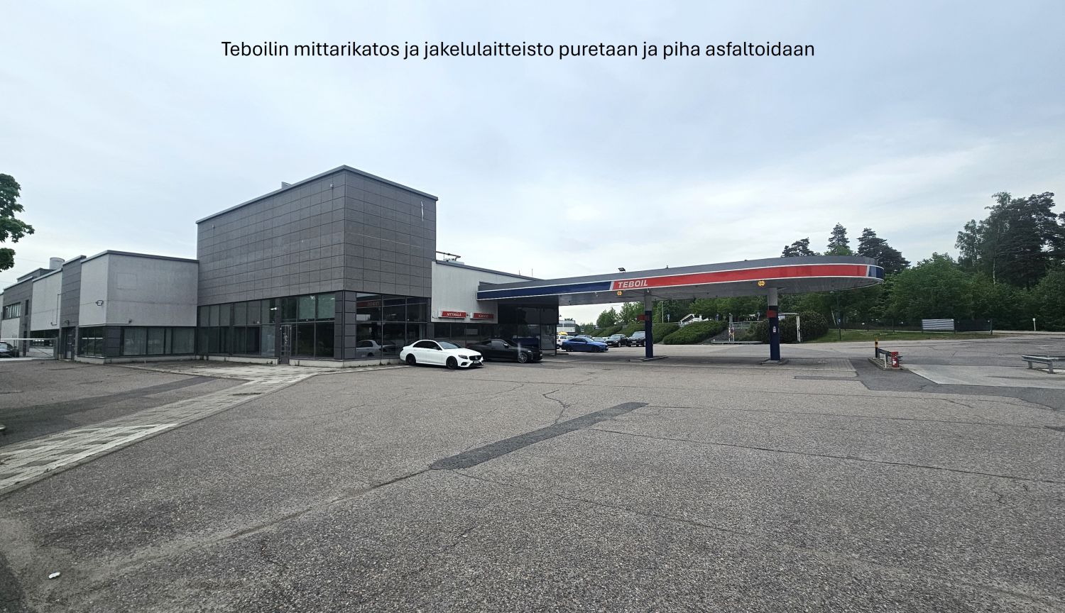 Myymälätila isolla pihalla (2500 m2) loistavalla sijainnilla Koivuhaassa