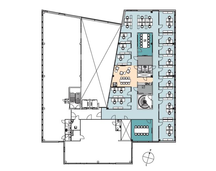 439 m² valoisa monitilatoimisto Vivace-talon 4. kerroksessa. Tilassa useita erillisiä työhuoneita keskittymistä varten, ...