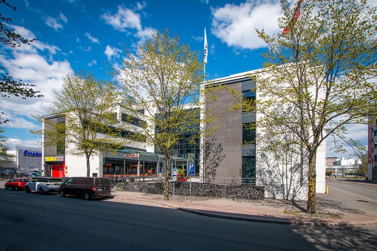 Opus Business Parkissa, Herttoniemessä vuokrattavana edustava, muuttovalmis toimistotila kiinteistön ensimmäisessä kerro...