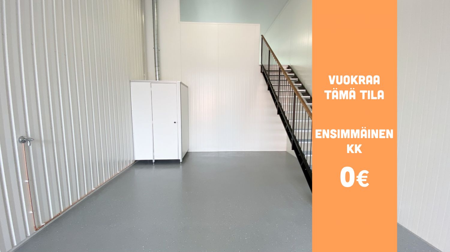 Tikkurilan Talliosakkeelta monikäyttöinen varasto, autotalli, harraste-, toimitila 144. Tilassa jo valmiina parvi sekä w...