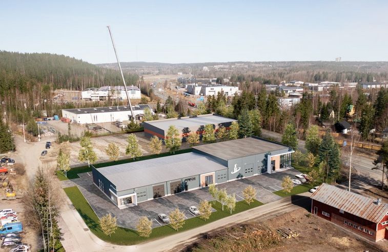 Vuokrattavana sisäänajettava halli ( 62 m2) uudiskohteesta. Tila soveltuu  palvelu-, varasto- tai pientuotantotilaksi ( ...