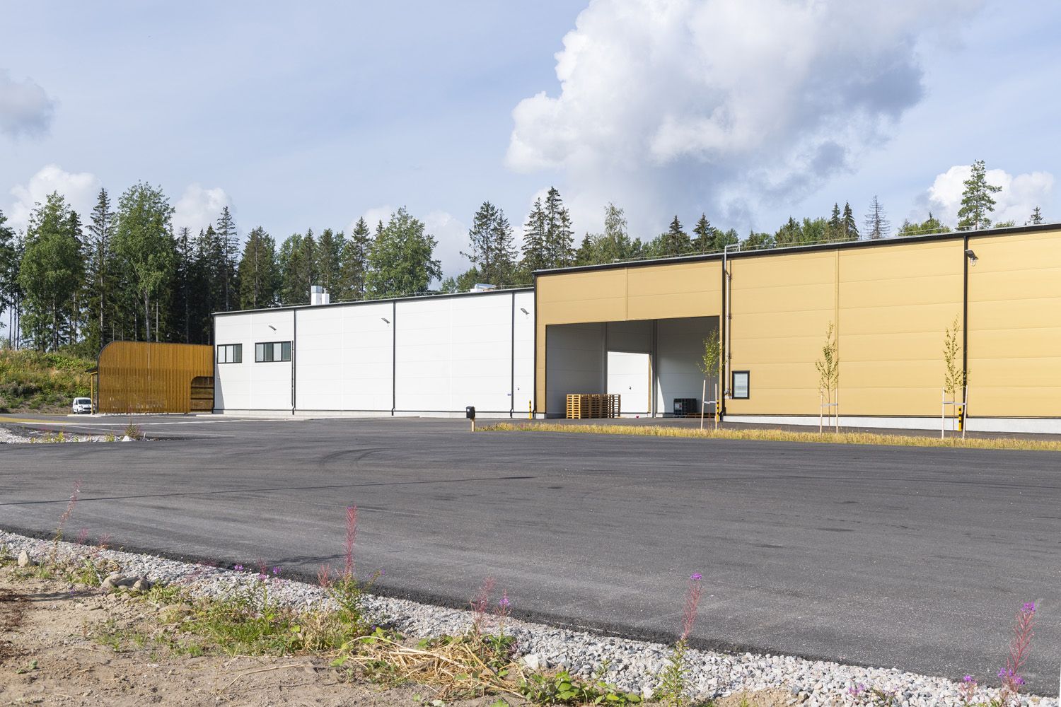 Tuotantolaitoksen ulkokuva