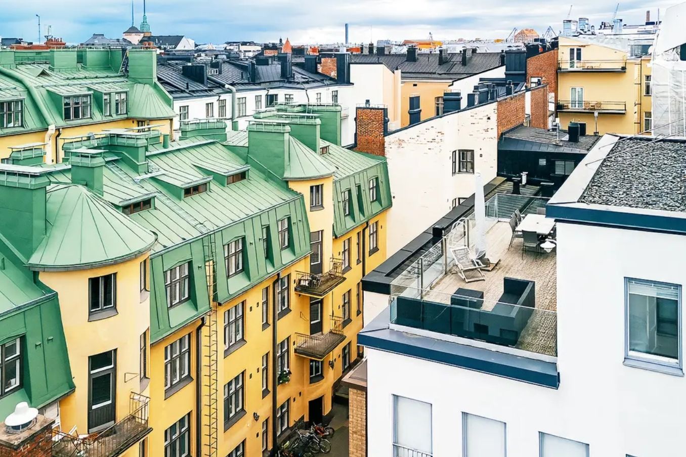 Näkymät Helsingin keskustaan
