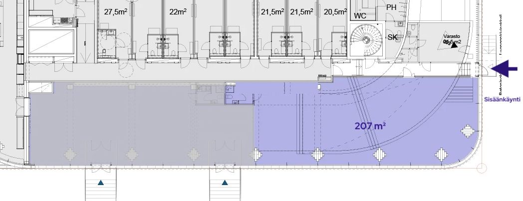 207 m² 