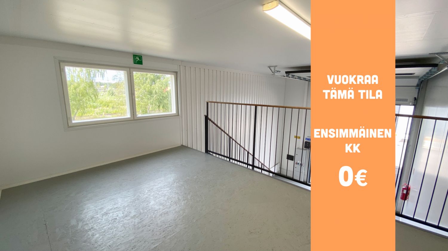 Tikkurilan Talliosakkeelta monikäyttöinen ja valoisa varasto, autotalli, harraste-, toimitila 135. Tilassa jo valmiina p...