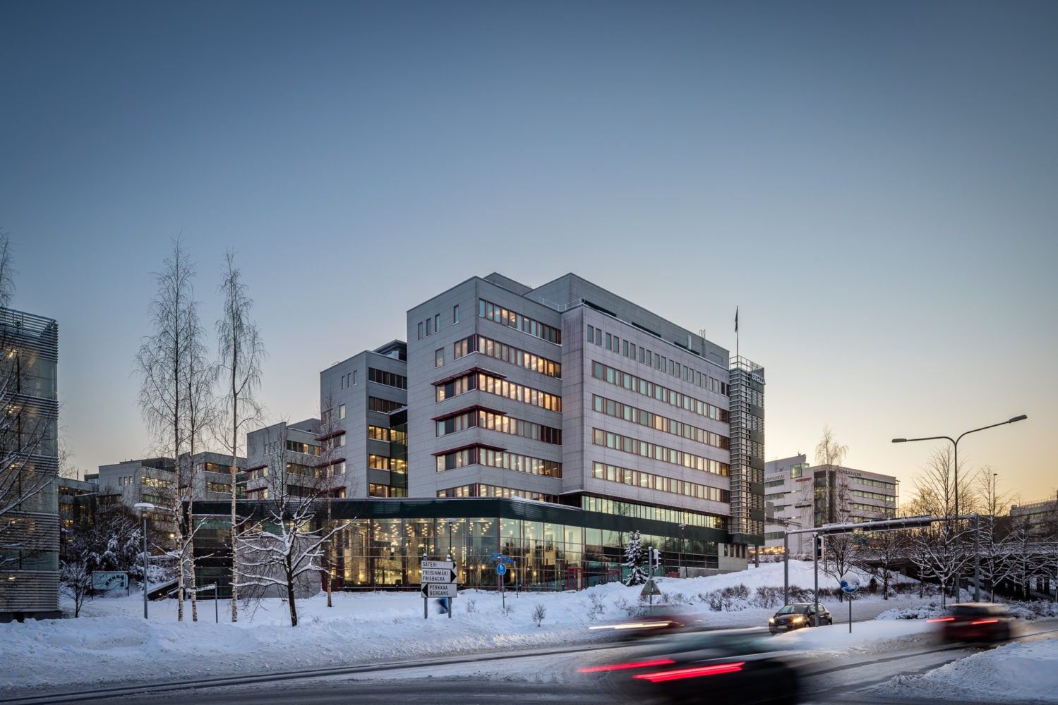 Siistikuntoinen toimisto Stella Business Parkin Luna talossa odottaa uusia käyttäjiä. Viidennen kerroksen tilassa avotil...
