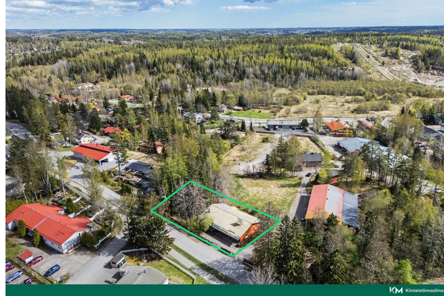 suuntaa antavat rajat määräalalle