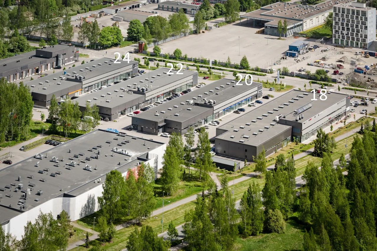 342,5 m²:n varasto Koivuhaan Yrityskeskuksesta
