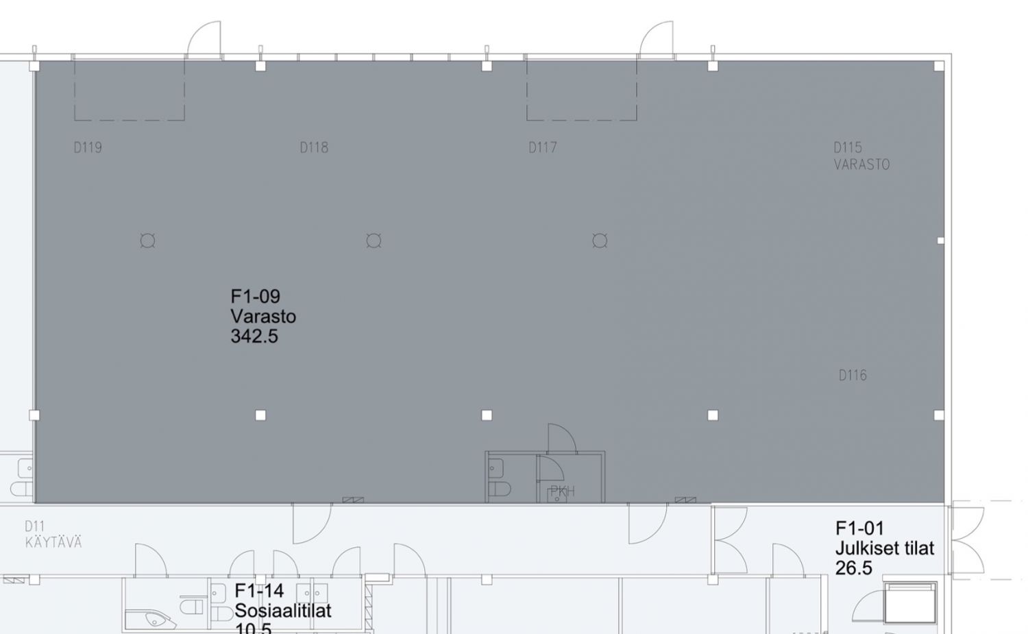 Toimitila 3 342,5 m²