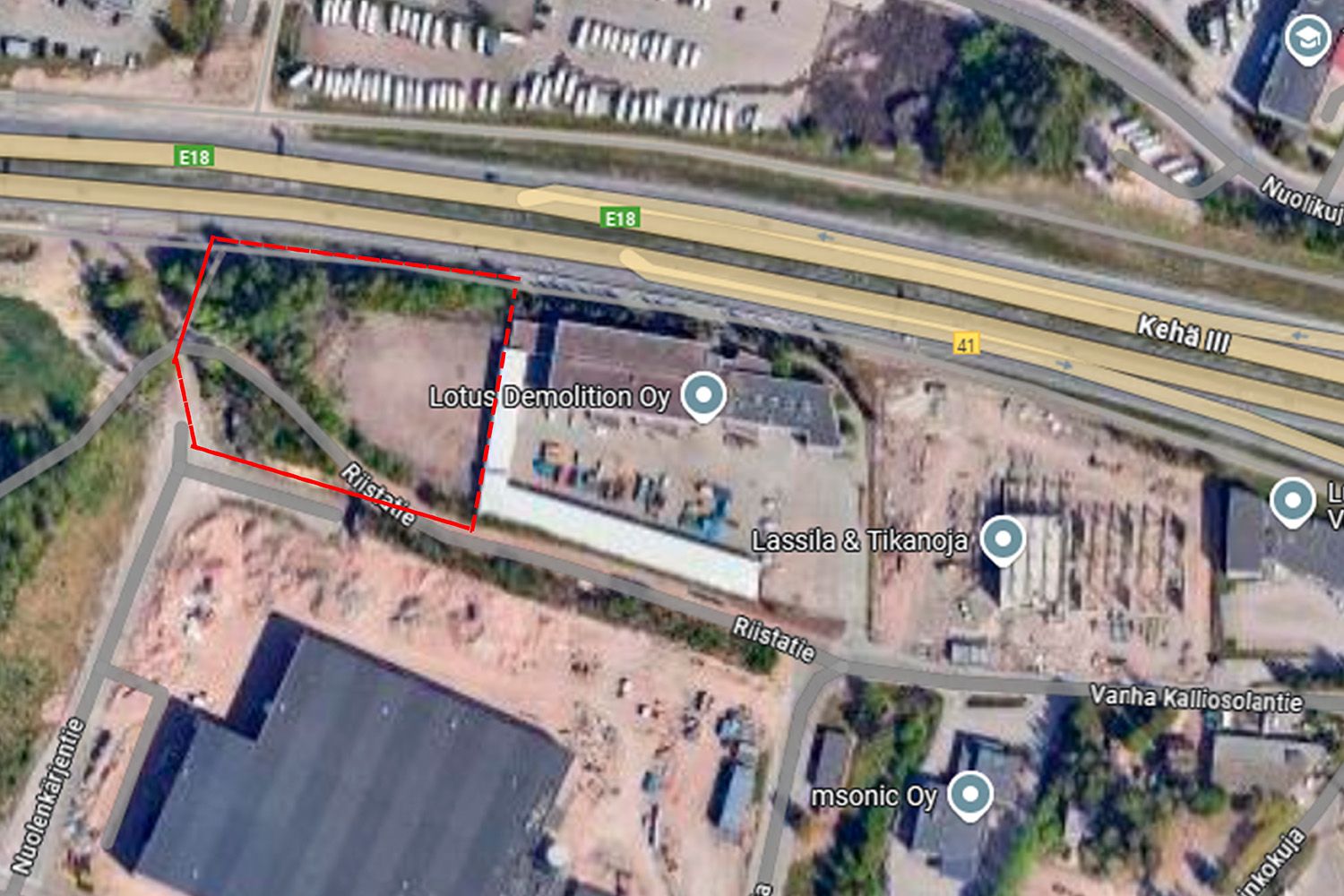 Huippusijainnin tontti Tuupakka Vantaa