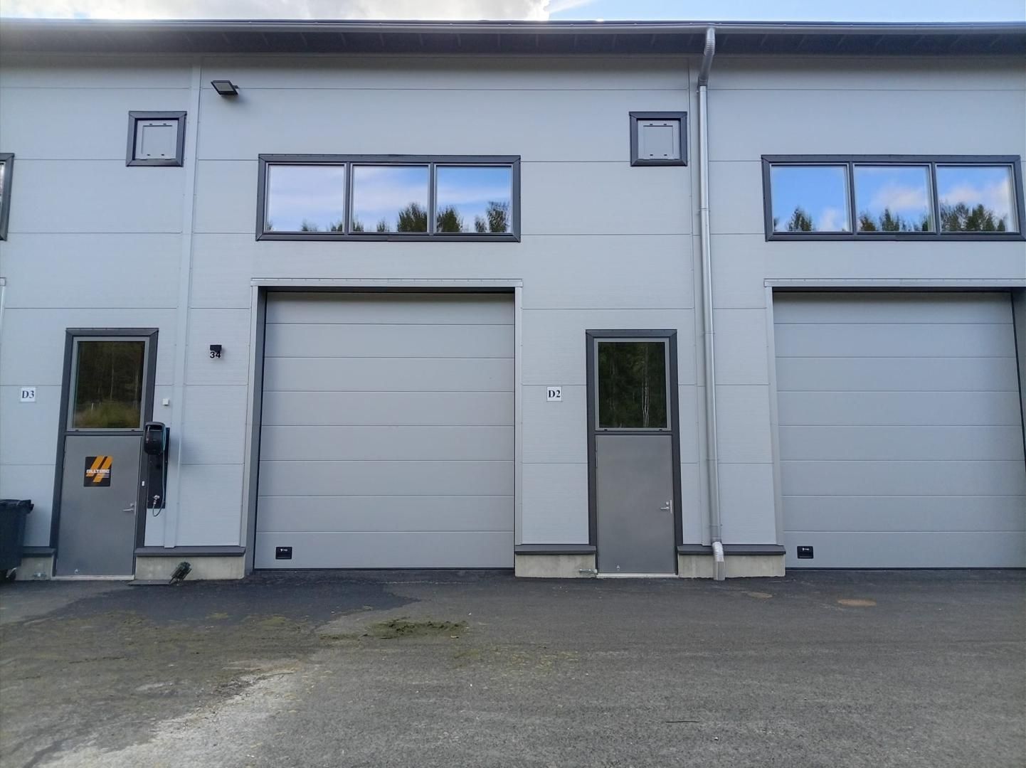 Uusi hallitila Sääksjärvellä 250m2