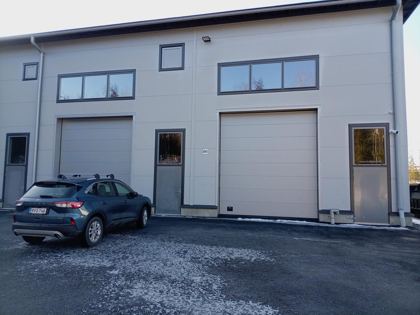 Uusi halli Sääksjärvellä 507m2