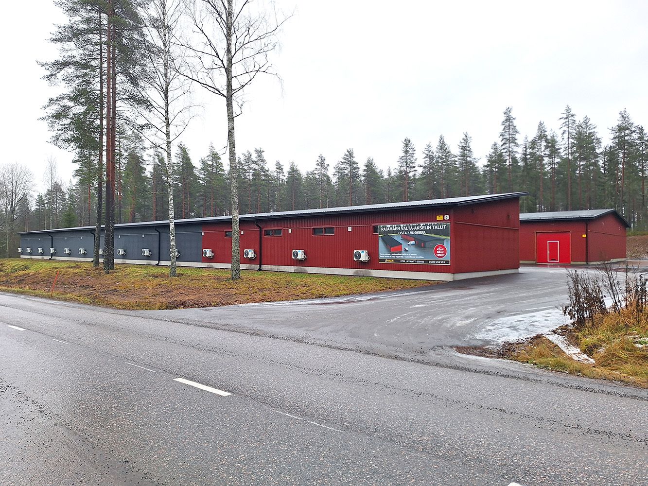 Uusia varastohalleja Rajamäki Nurmijärvi