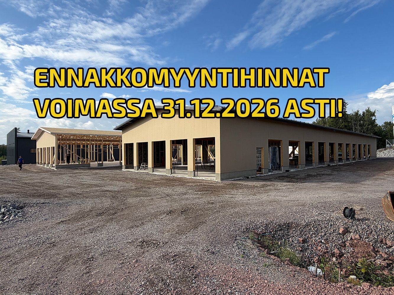 Ennakkomyynnissä hallitiloja Strömsby Kirkkonummi
