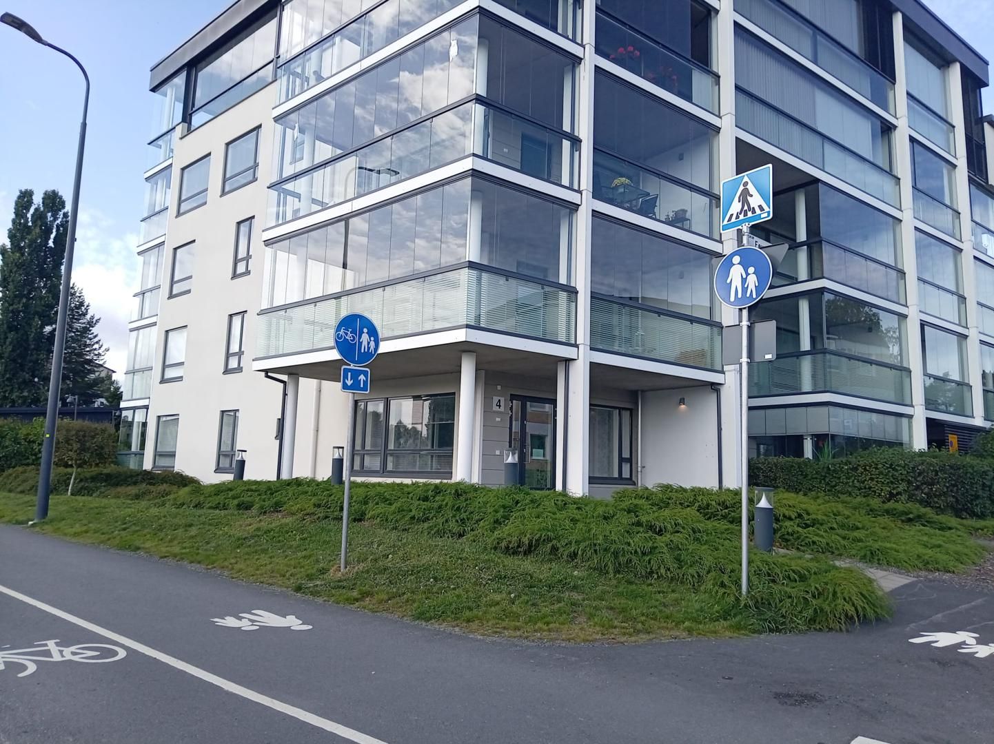 Liiketilaa Kangasalan keskustan tuntumassa.