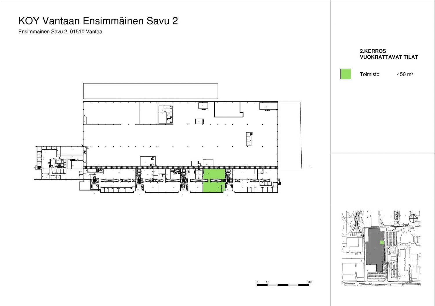 2. krs. 450 m²