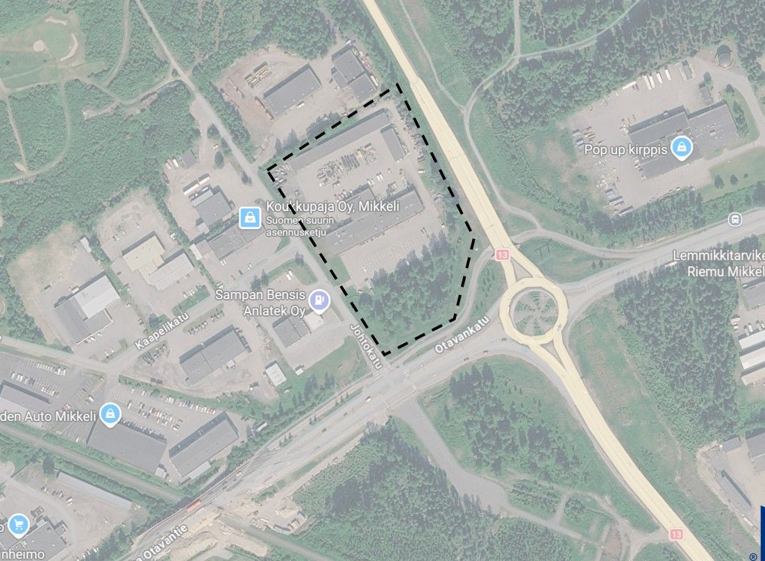Myydään vilkas, hieno, näkyvä kauppapaikka Mikkelissä liikenneympyrän yhteydessä Jyväskylän tien varressa Mikkelin keskusta n. 2km  ja Kuopio Lahti tien liittymään n.700m.