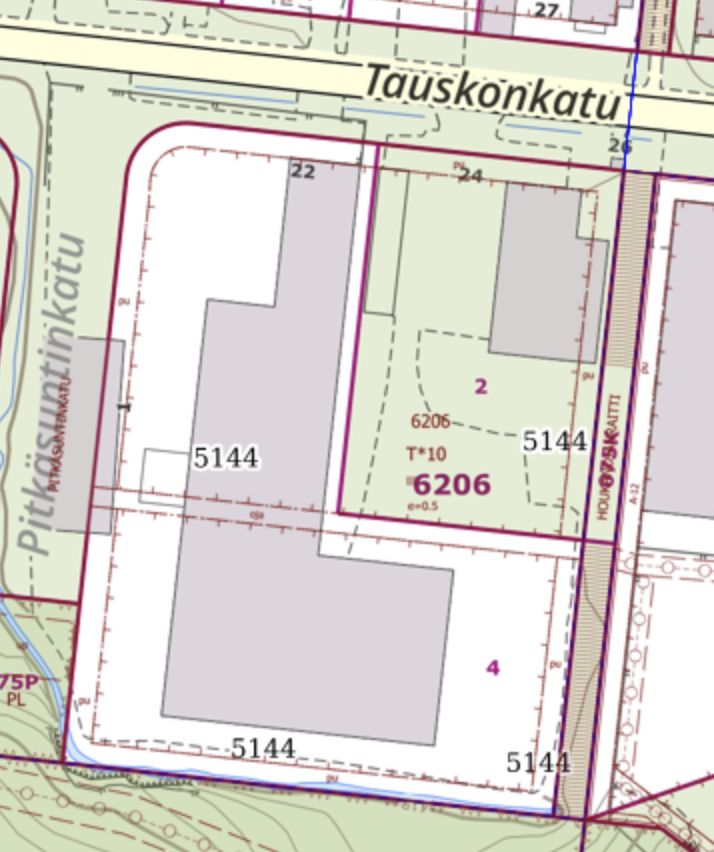 Tontti asemakaava alueella