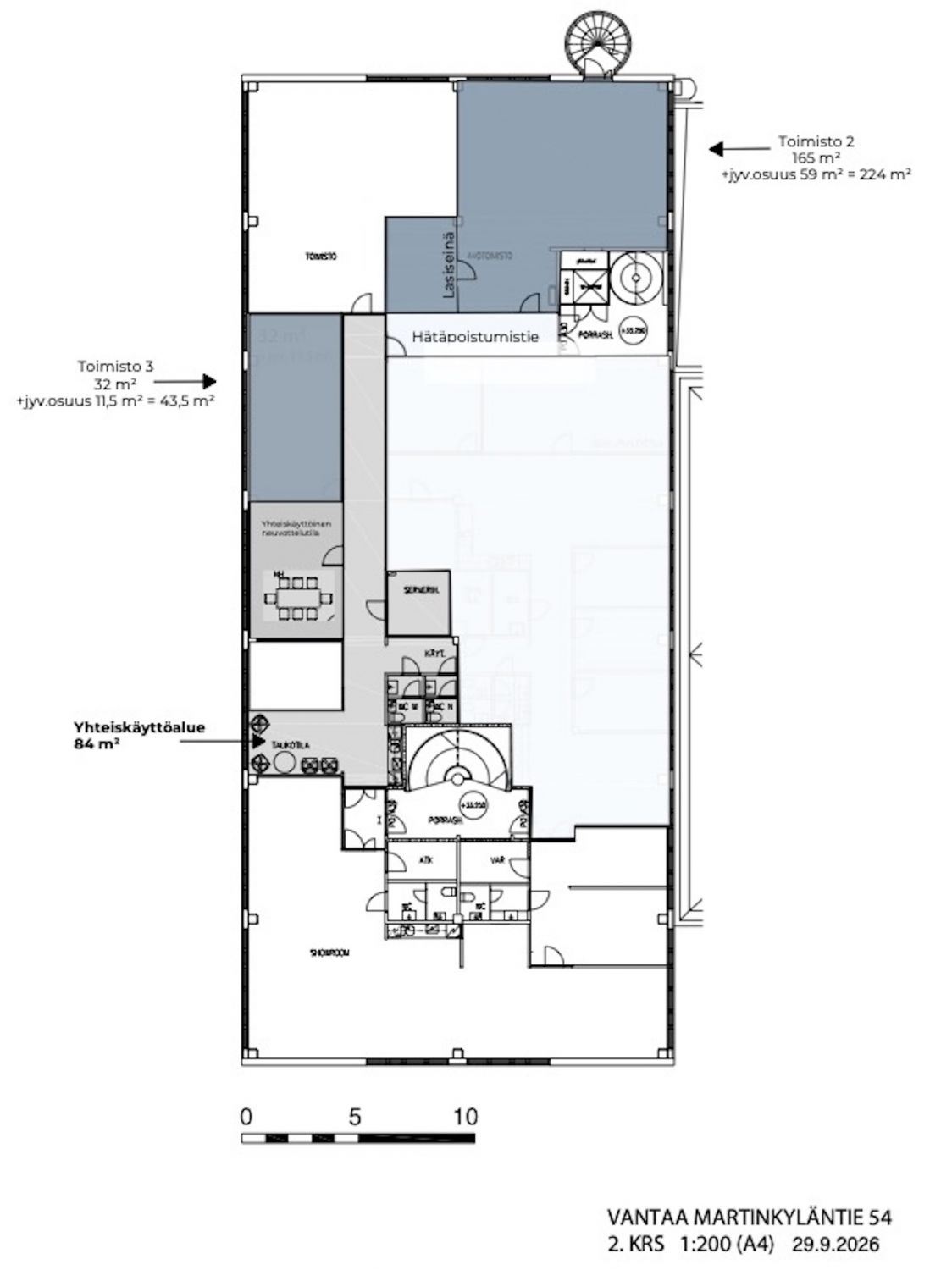 Siisti 43,5 m² toimisto Varistossa, 2. kerroksessa. Yhteiset neuvottelu- ja sosiaalitilat, runsaasti pihapysäköintiä ja ...