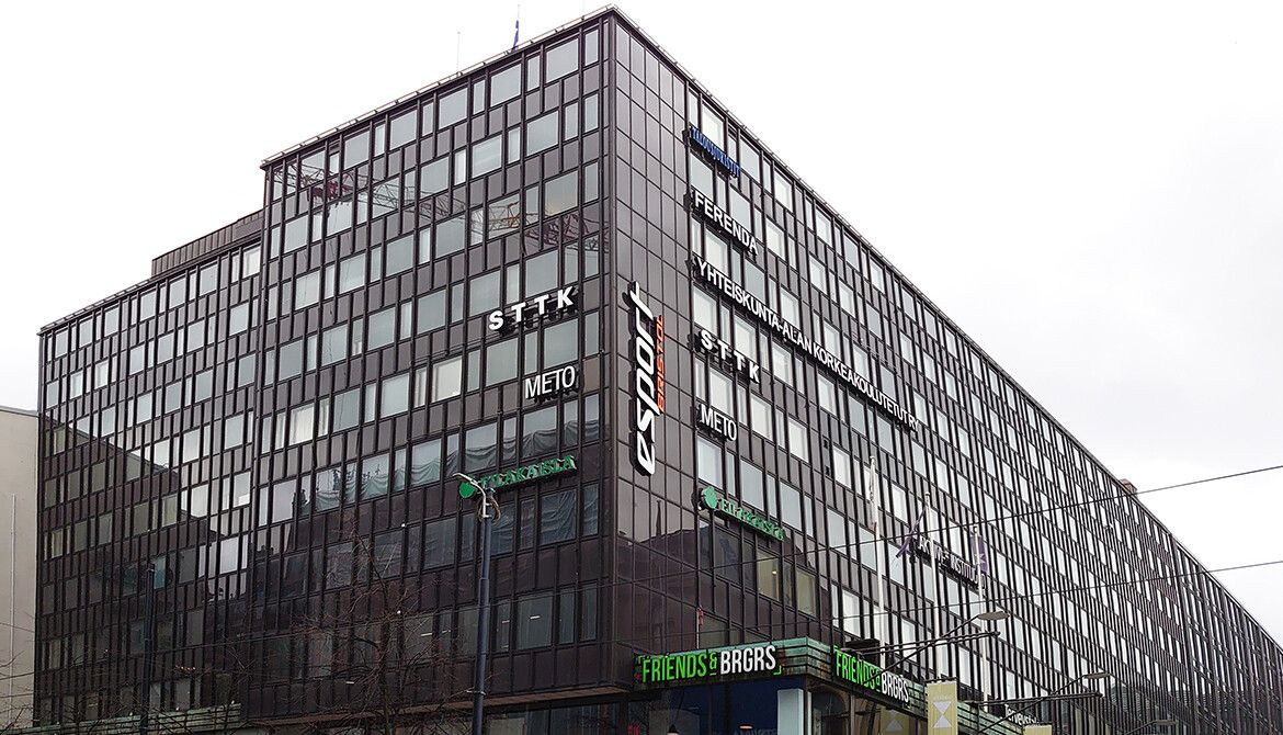 146 m² toimistotila 9. kerroksessa Aikatalossa – remontoidaan tulevalle vuokralaiselle