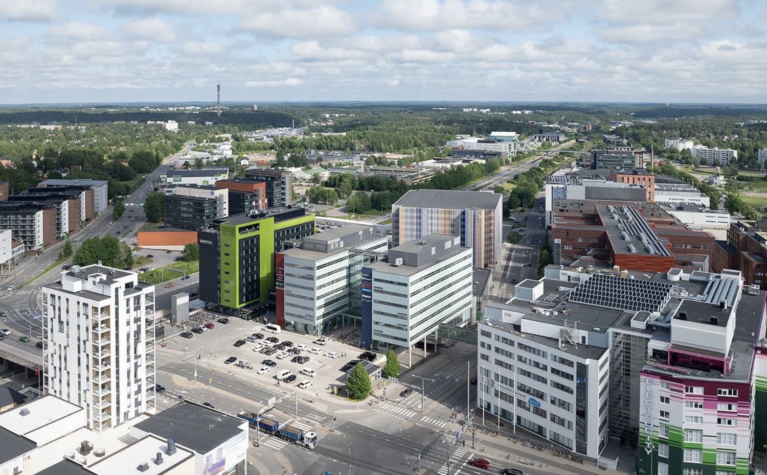 Heti vapaa, remontoitu 159 m² toimisto Intelligate I toisessa kerroksessa tarjoaa yrityksellesi paikan Kupittaan yritysk...