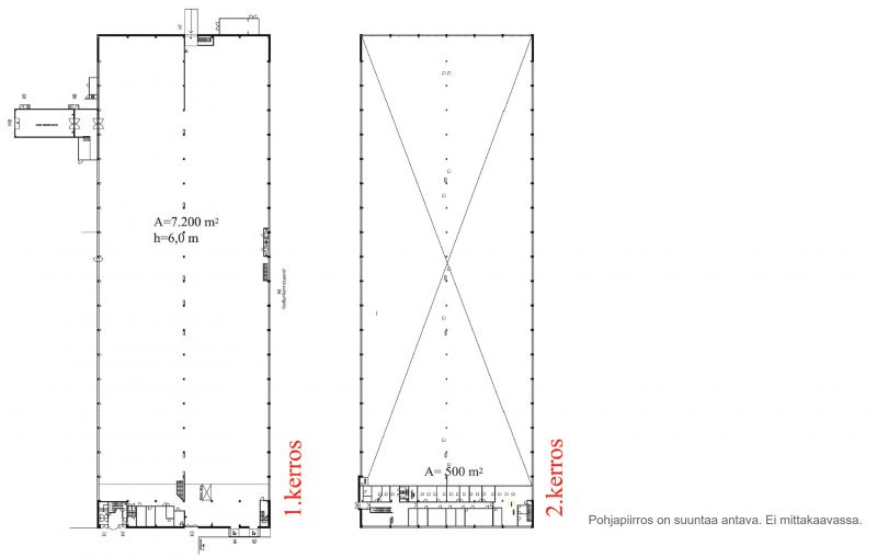 Finlaysonalue Logistiikkakeskus 7200 m2