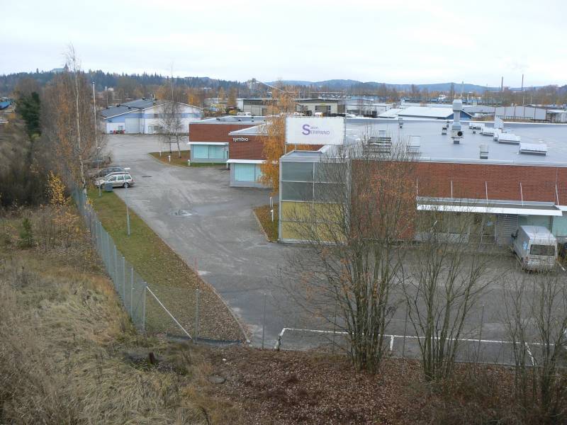 ulkokuva rautatieaseman puoleisesta päästä